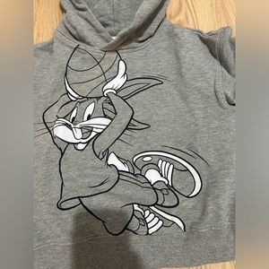Diadora grey sweatshirt with hood.